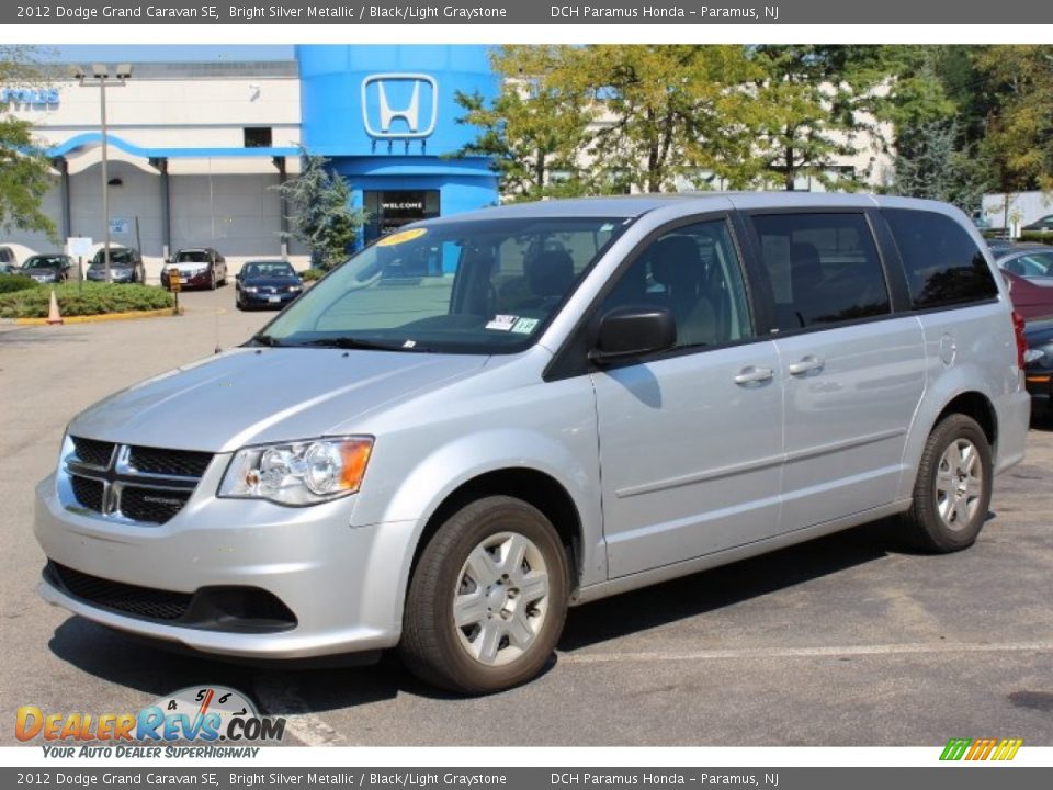 2012 Dodge Grand Caravan SE Bright Silver Metallic / Black/Light Graystone Photo #1