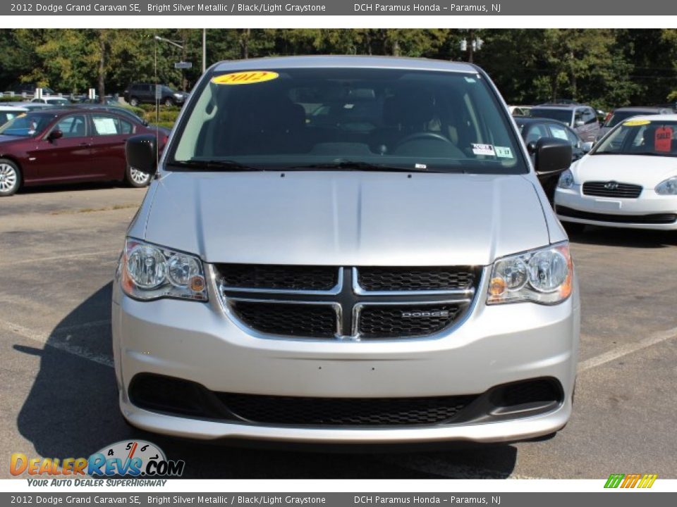 2012 Dodge Grand Caravan SE Bright Silver Metallic / Black/Light Graystone Photo #2