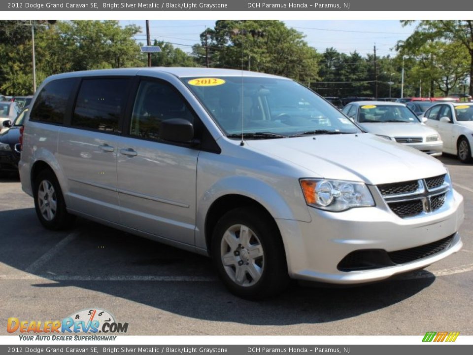 2012 Dodge Grand Caravan SE Bright Silver Metallic / Black/Light Graystone Photo #3