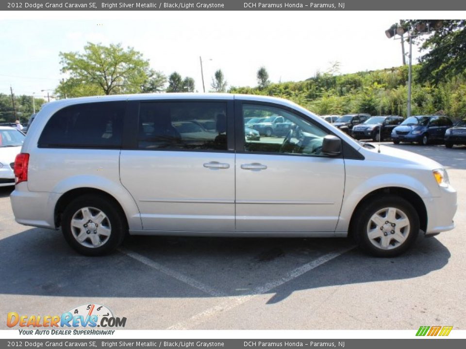 2012 Dodge Grand Caravan SE Bright Silver Metallic / Black/Light Graystone Photo #4