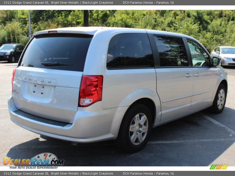 2012 Dodge Grand Caravan SE Bright Silver Metallic / Black/Light Graystone Photo #5