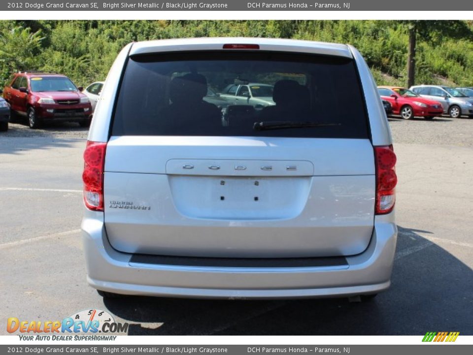 2012 Dodge Grand Caravan SE Bright Silver Metallic / Black/Light Graystone Photo #6