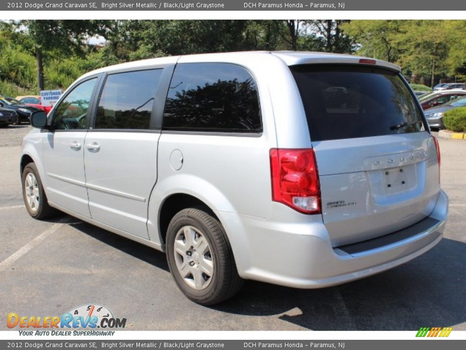 2012 Dodge Grand Caravan SE Bright Silver Metallic / Black/Light Graystone Photo #7