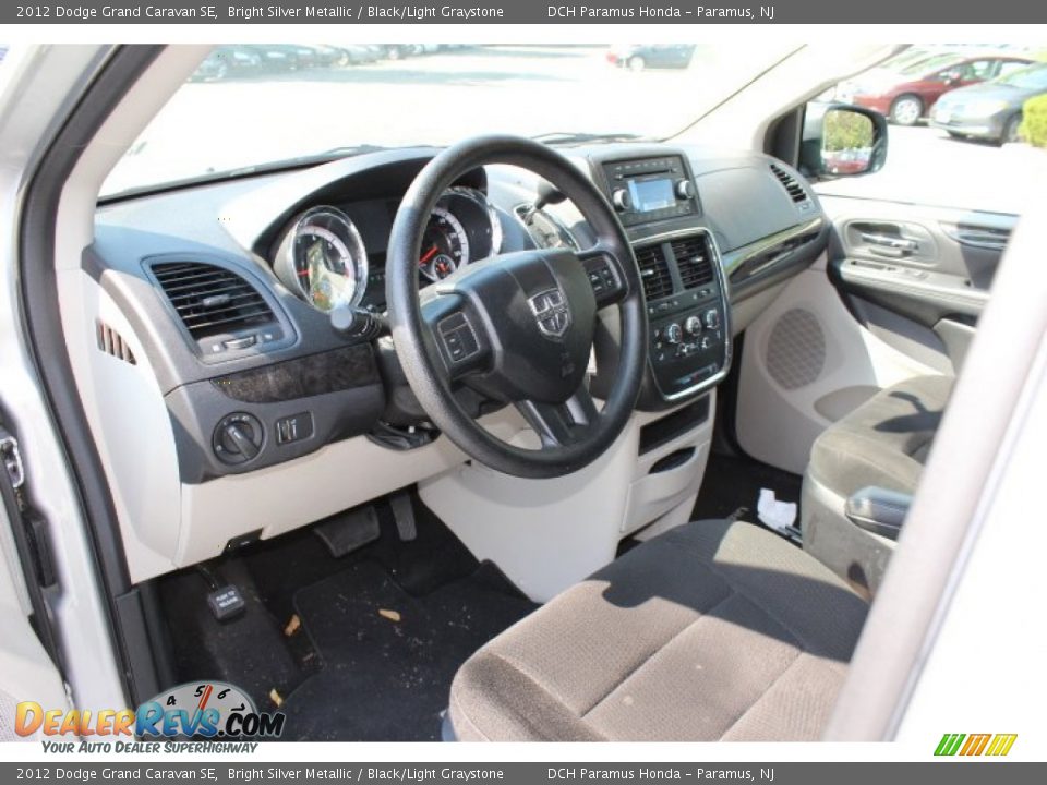 2012 Dodge Grand Caravan SE Bright Silver Metallic / Black/Light Graystone Photo #10