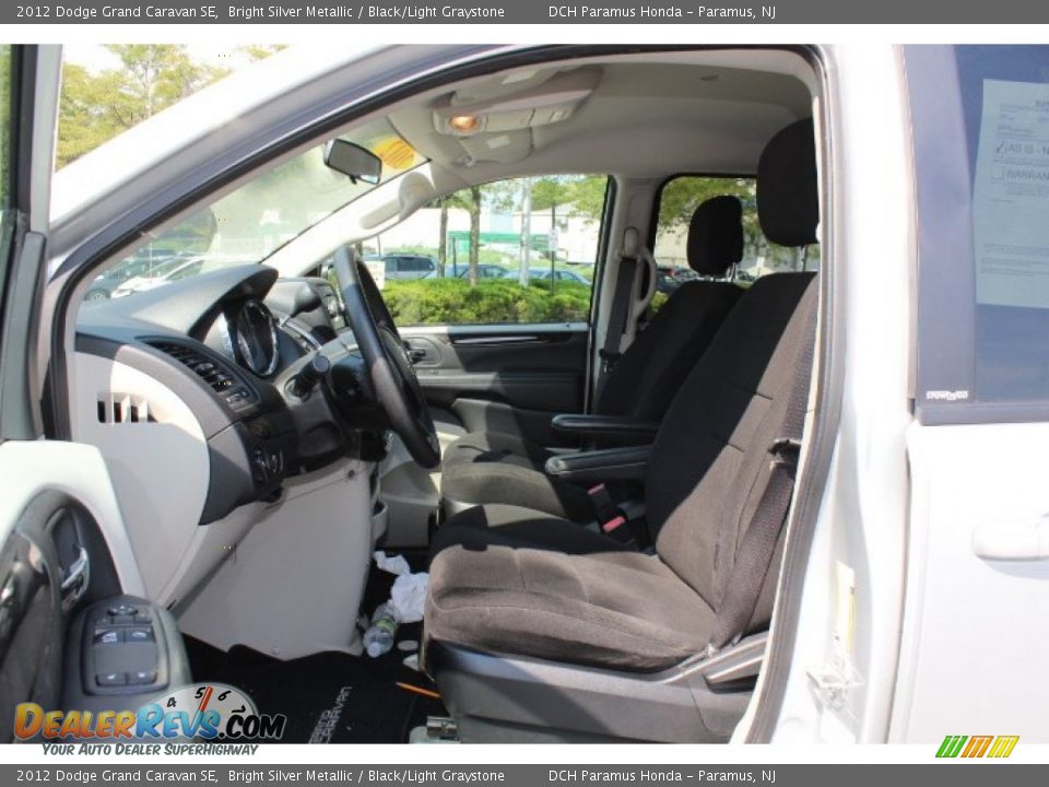 2012 Dodge Grand Caravan SE Bright Silver Metallic / Black/Light Graystone Photo #11