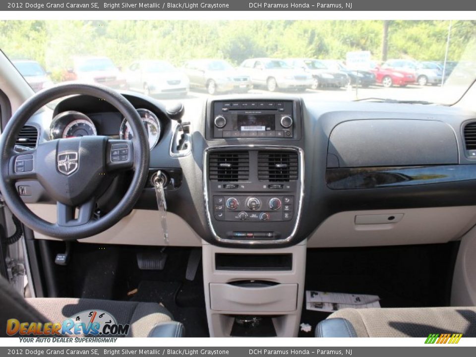 2012 Dodge Grand Caravan SE Bright Silver Metallic / Black/Light Graystone Photo #12