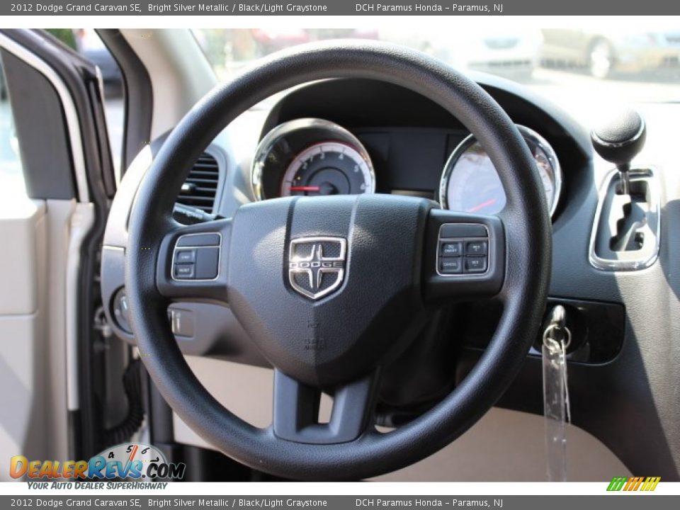 2012 Dodge Grand Caravan SE Bright Silver Metallic / Black/Light Graystone Photo #14