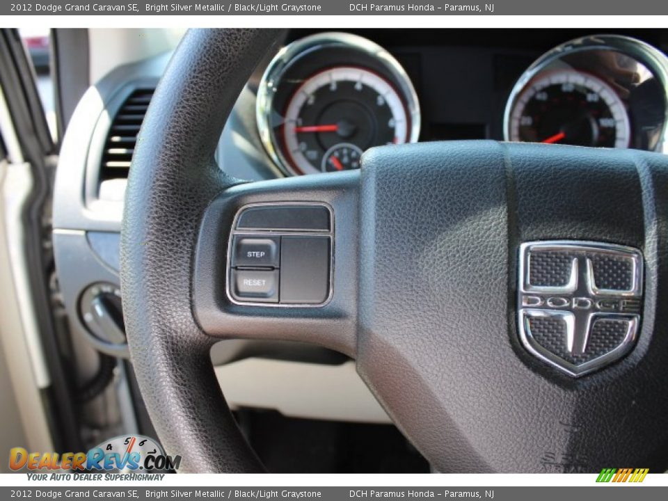 2012 Dodge Grand Caravan SE Bright Silver Metallic / Black/Light Graystone Photo #15