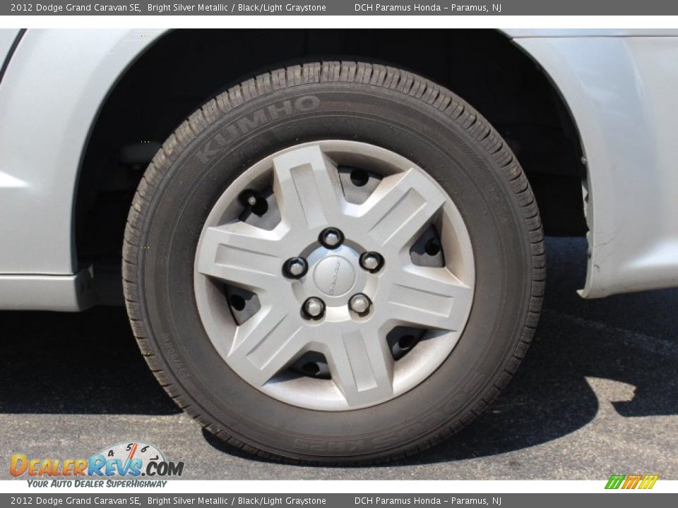 2012 Dodge Grand Caravan SE Bright Silver Metallic / Black/Light Graystone Photo #24