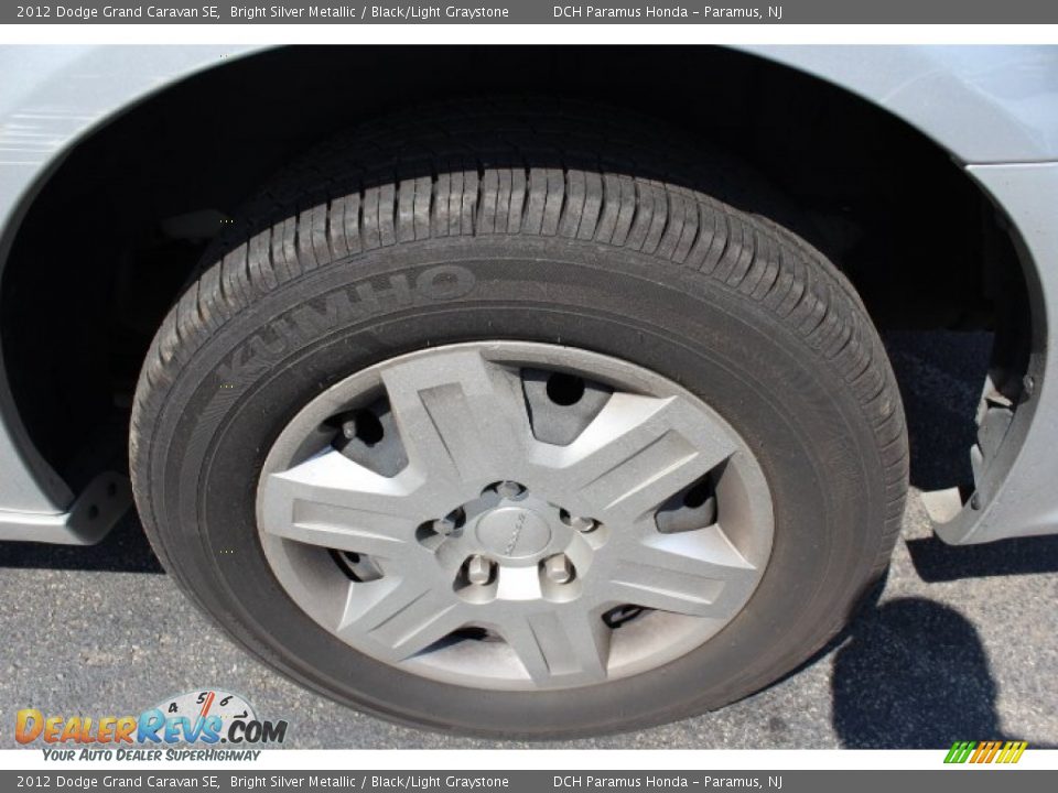 2012 Dodge Grand Caravan SE Bright Silver Metallic / Black/Light Graystone Photo #25