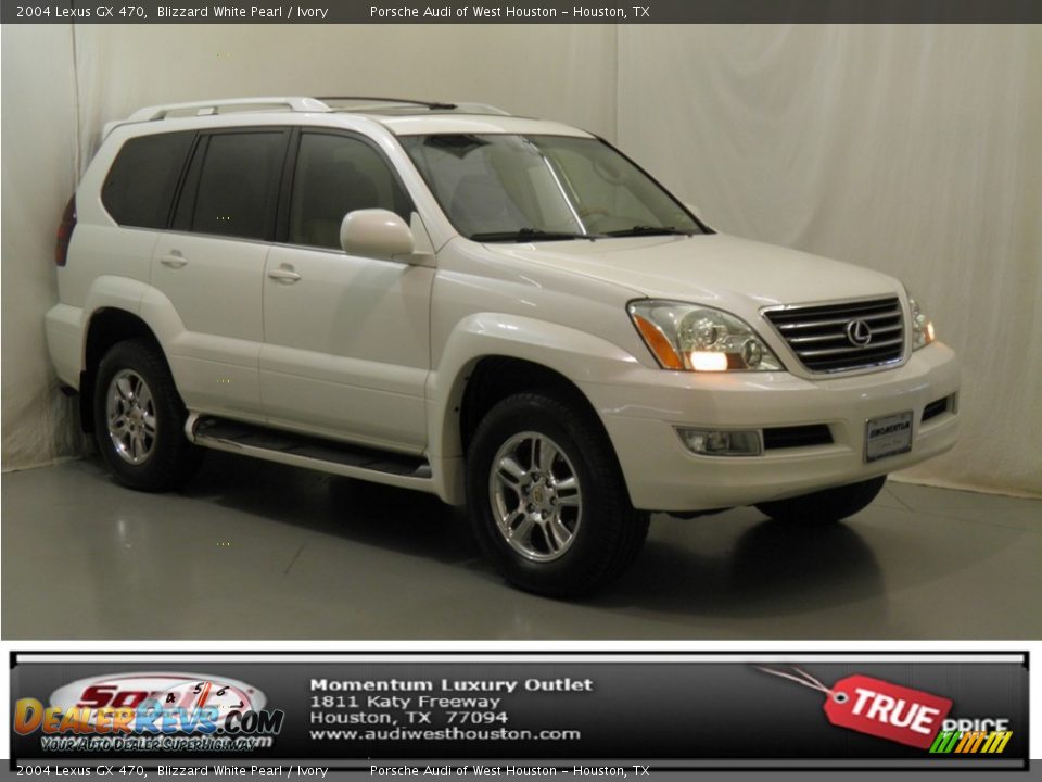 2004 Lexus GX 470 Blizzard White Pearl / Ivory Photo #1