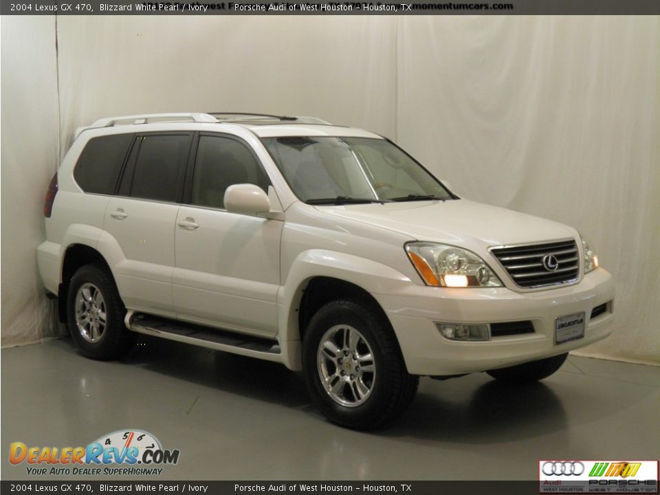 2004 Lexus GX 470 Blizzard White Pearl / Ivory Photo #3