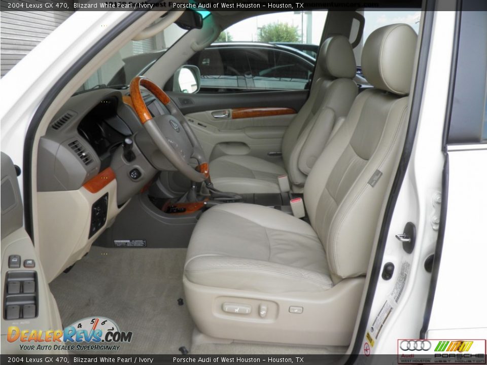 2004 Lexus GX 470 Blizzard White Pearl / Ivory Photo #7