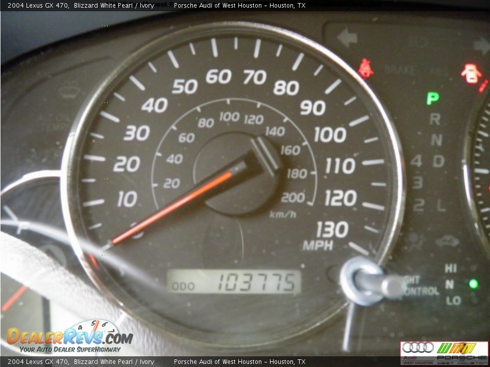 2004 Lexus GX 470 Blizzard White Pearl / Ivory Photo #12