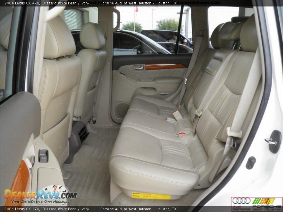 2004 Lexus GX 470 Blizzard White Pearl / Ivory Photo #15