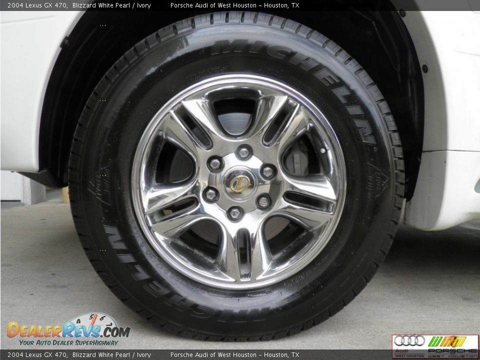 2004 Lexus GX 470 Blizzard White Pearl / Ivory Photo #25