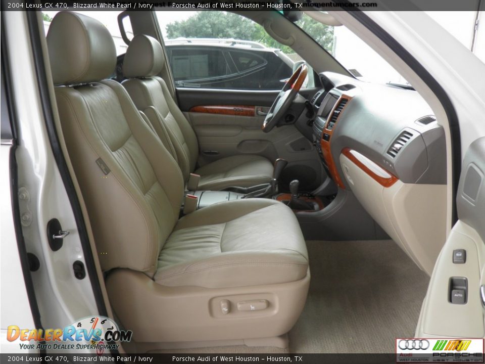 2004 Lexus GX 470 Blizzard White Pearl / Ivory Photo #26