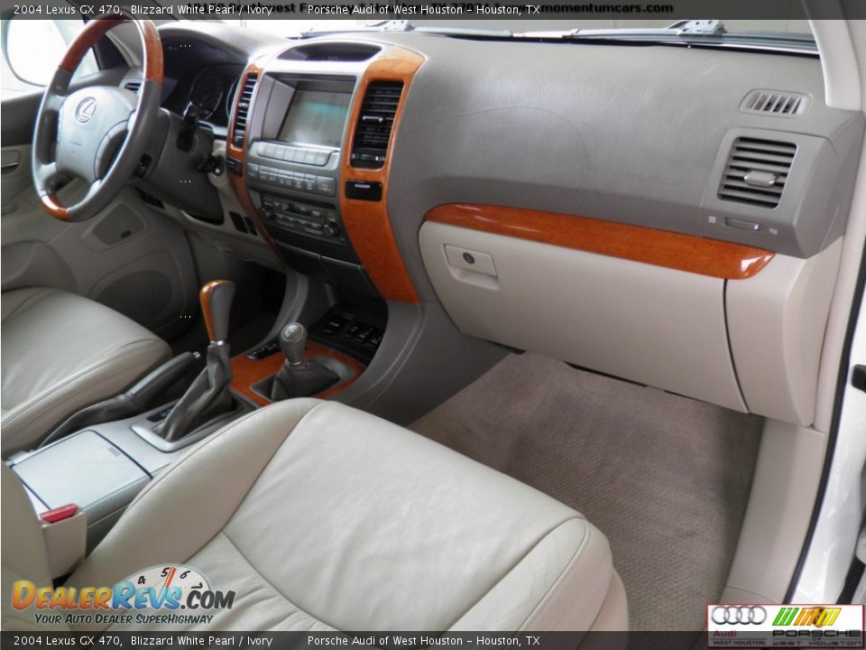 2004 Lexus GX 470 Blizzard White Pearl / Ivory Photo #27