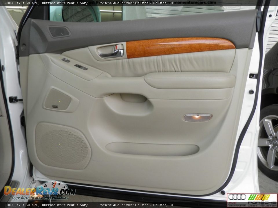 2004 Lexus GX 470 Blizzard White Pearl / Ivory Photo #33