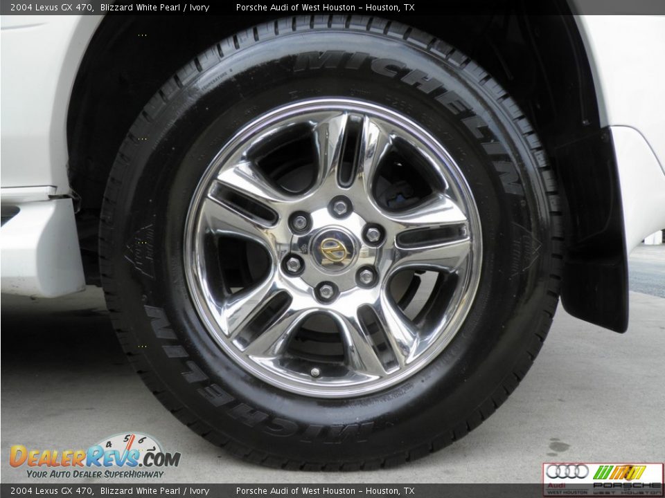 2004 Lexus GX 470 Blizzard White Pearl / Ivory Photo #34