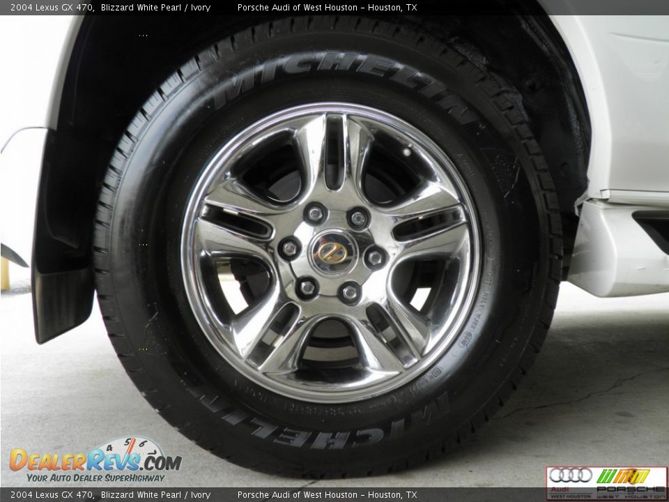 2004 Lexus GX 470 Blizzard White Pearl / Ivory Photo #35