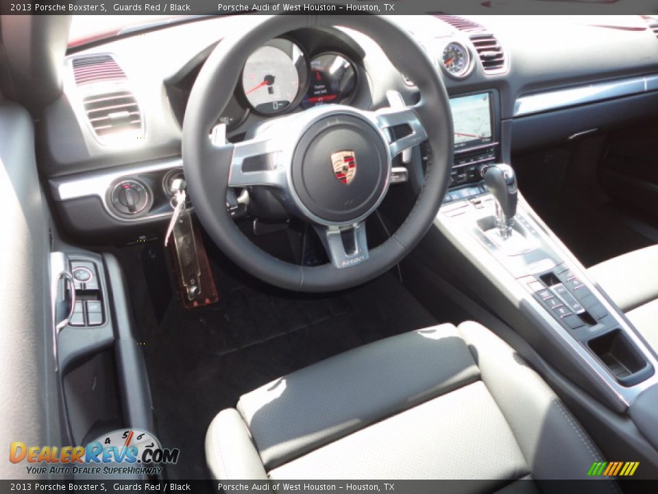 Black Interior - 2013 Porsche Boxster S Photo #7