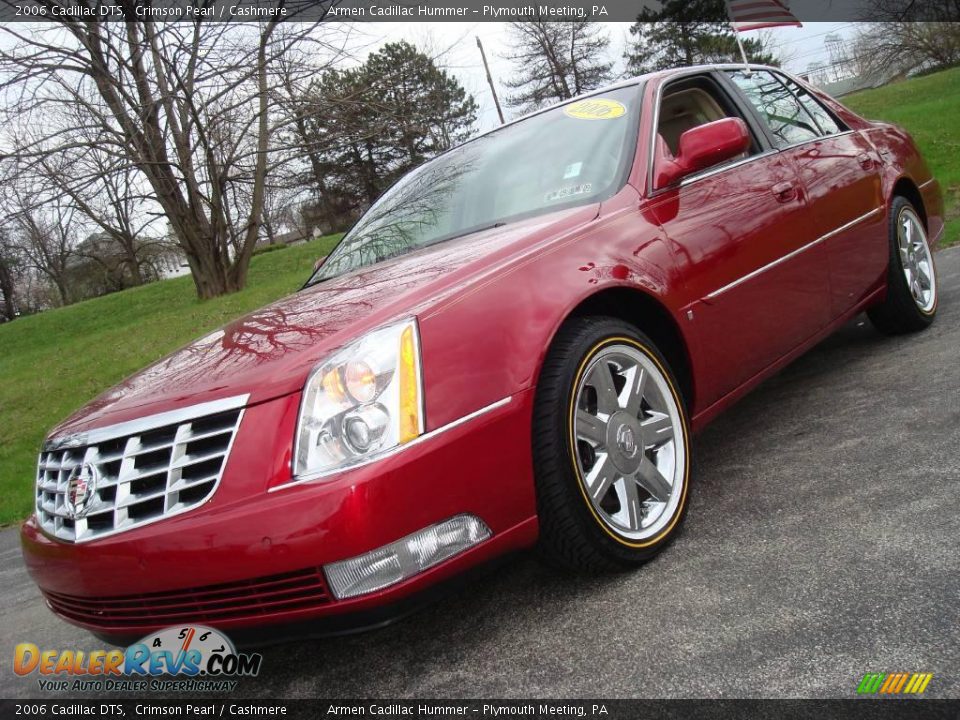 2006 Cadillac DTS Crimson Pearl / Cashmere Photo #2