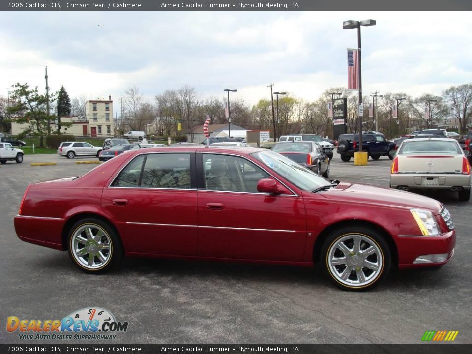 2006 Cadillac DTS Crimson Pearl / Cashmere Photo #5