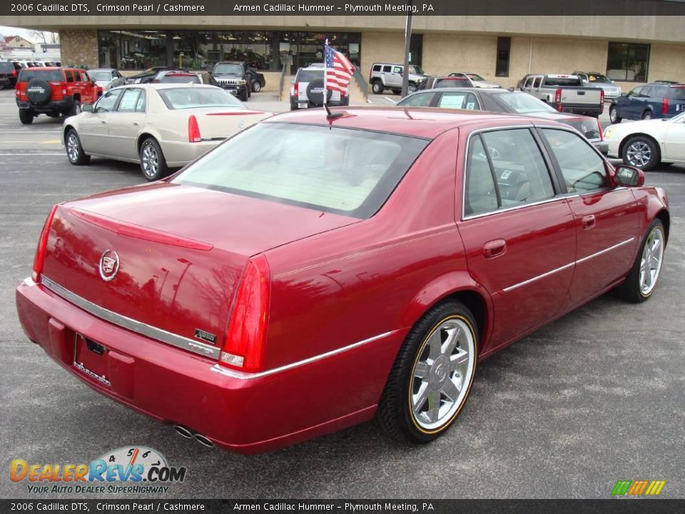 2006 Cadillac DTS Crimson Pearl / Cashmere Photo #6