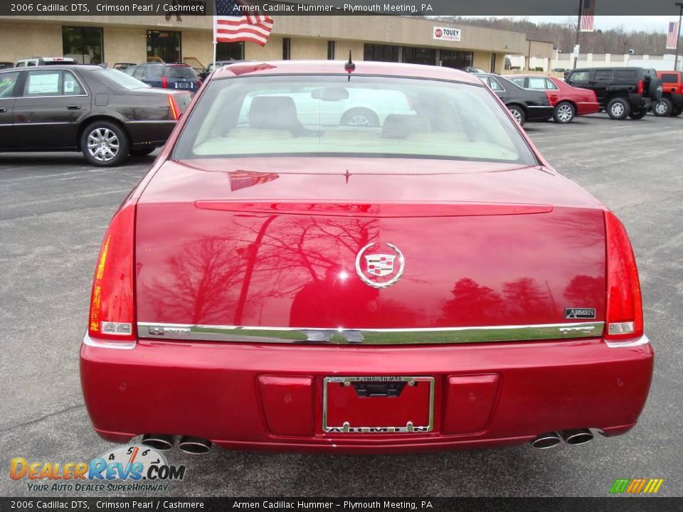 2006 Cadillac DTS Crimson Pearl / Cashmere Photo #7