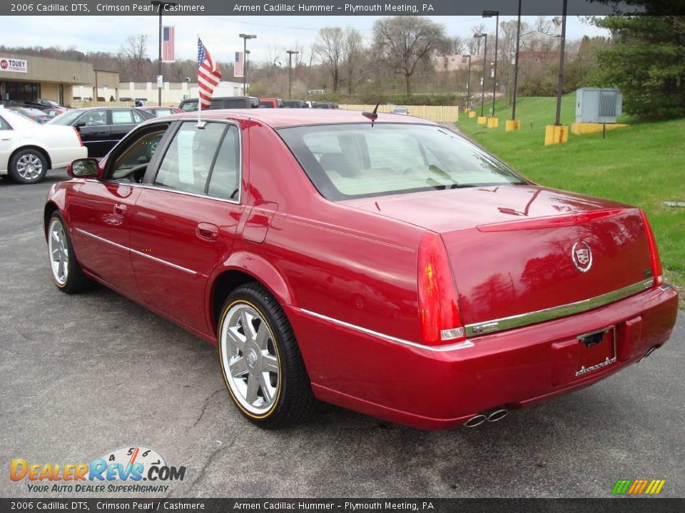 2006 Cadillac DTS Crimson Pearl / Cashmere Photo #8