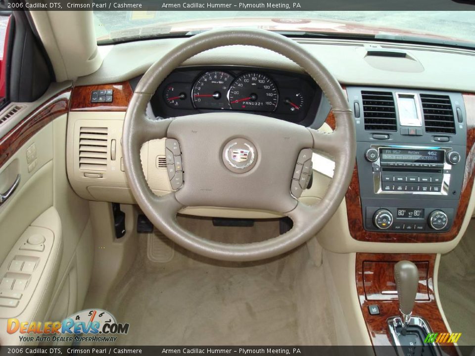 2006 Cadillac DTS Crimson Pearl / Cashmere Photo #23