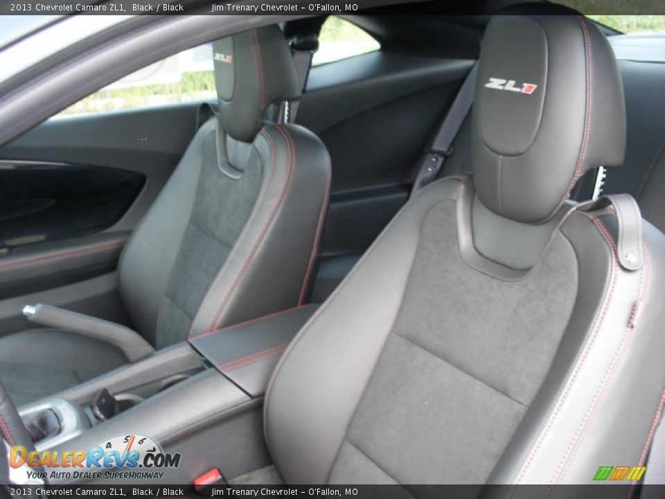 Black Interior - 2013 Chevrolet Camaro ZL1 Photo #16