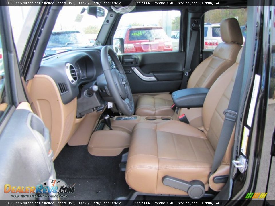 Black Dark Saddle Interior 2012 Jeep Wrangler Unlimited