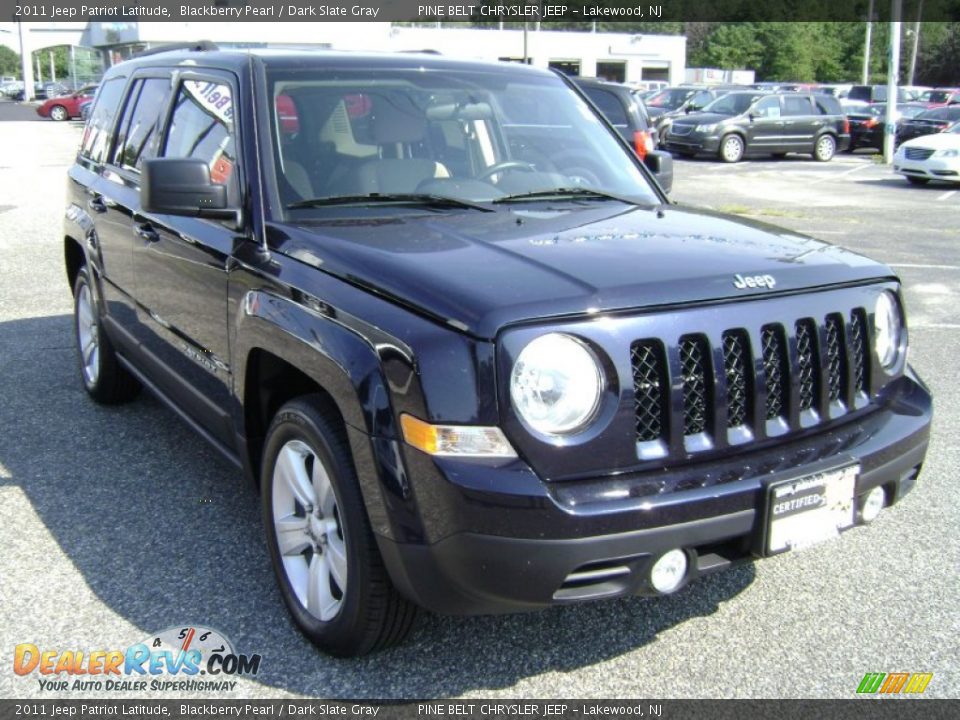 2011 Jeep Patriot Latitude Blackberry Pearl / Dark Slate Gray Photo #3