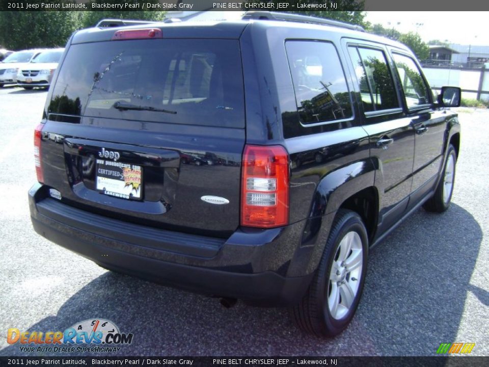 2011 Jeep Patriot Latitude Blackberry Pearl / Dark Slate Gray Photo #4