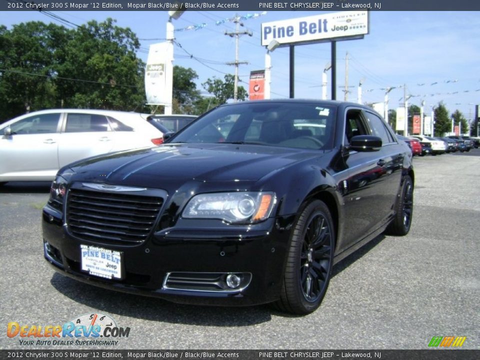 2012 Chrysler 300 S Mopar '12 Edition Mopar Black/Blue / Black/Blue Accents Photo #1