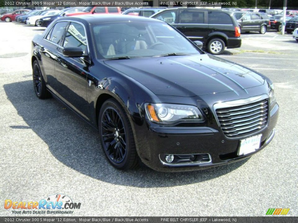 2012 Chrysler 300 S Mopar '12 Edition Mopar Black/Blue / Black/Blue Accents Photo #3