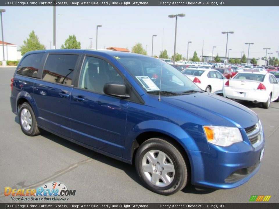 2011 Dodge Grand Caravan Express Deep Water Blue Pearl / Black/Light Graystone Photo #1