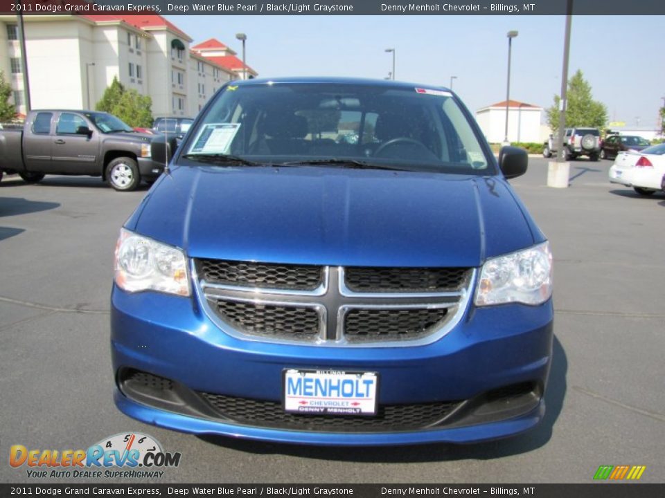 2011 Dodge Grand Caravan Express Deep Water Blue Pearl / Black/Light Graystone Photo #2
