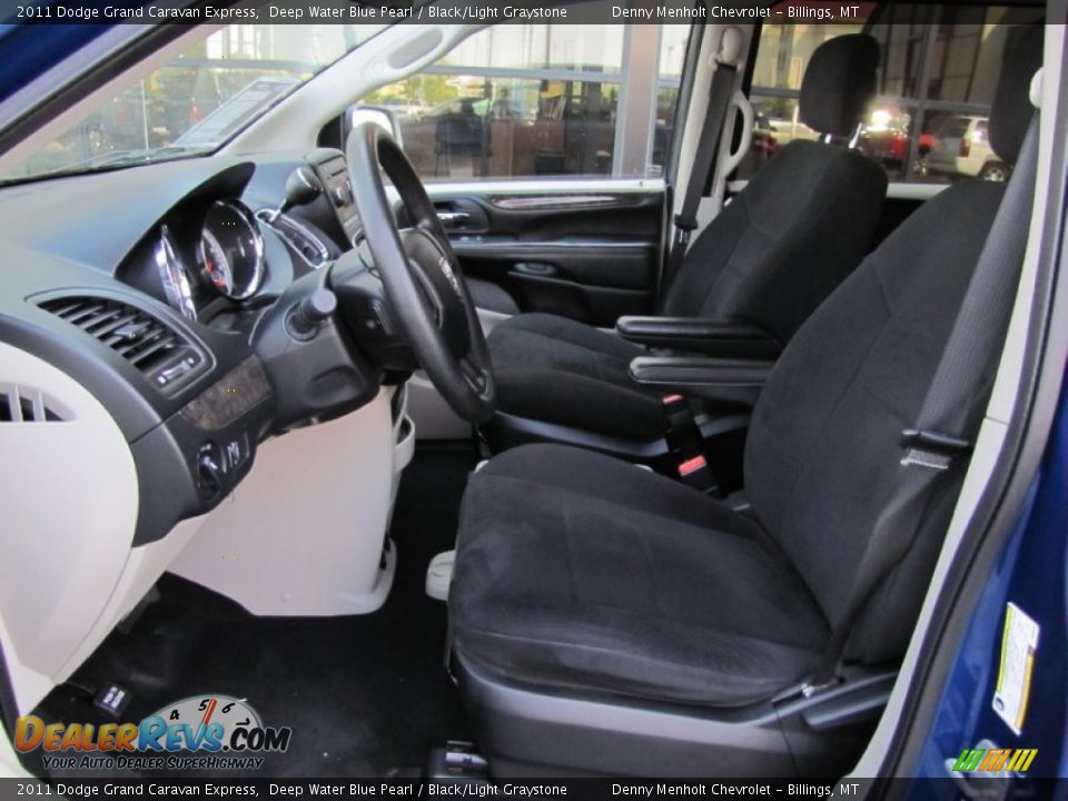 2011 Dodge Grand Caravan Express Deep Water Blue Pearl / Black/Light Graystone Photo #8