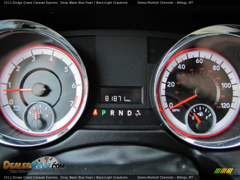 2011 Dodge Grand Caravan Express Deep Water Blue Pearl / Black/Light Graystone Photo #10
