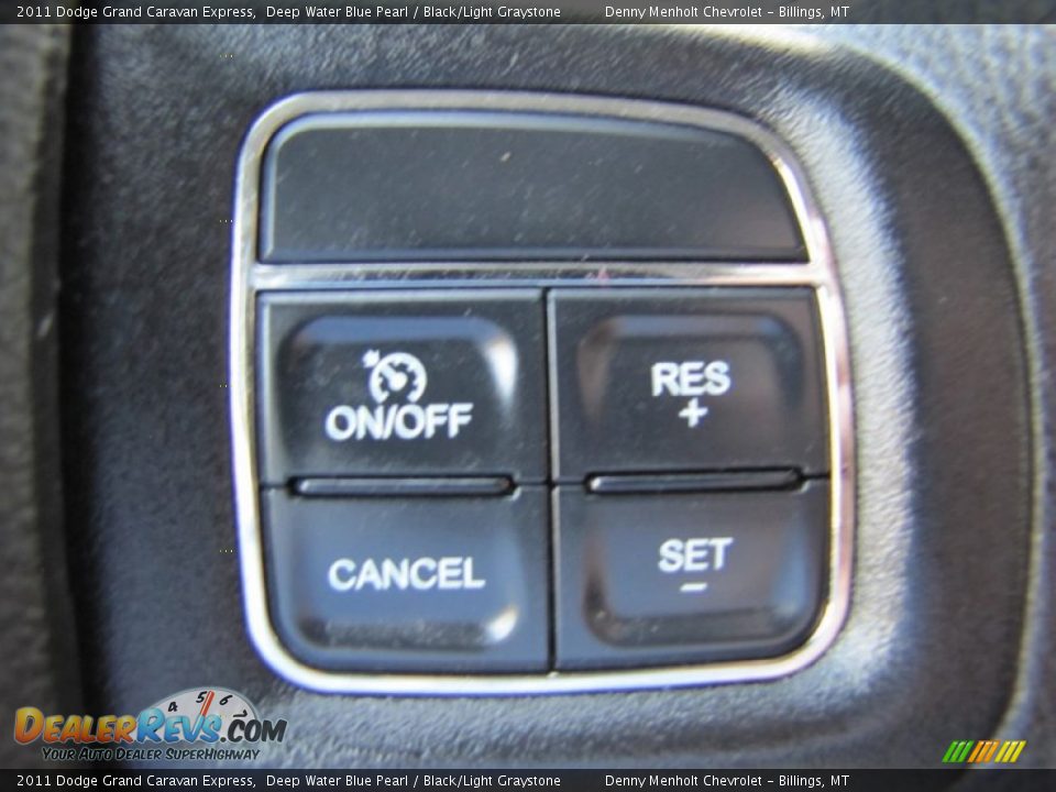 2011 Dodge Grand Caravan Express Deep Water Blue Pearl / Black/Light Graystone Photo #13