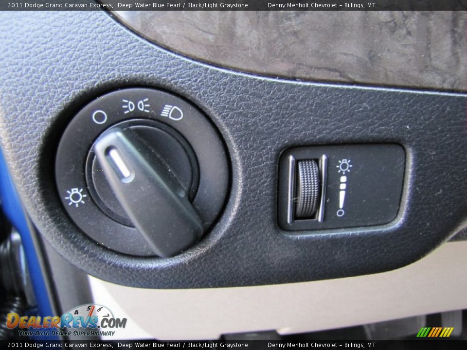 2011 Dodge Grand Caravan Express Deep Water Blue Pearl / Black/Light Graystone Photo #15