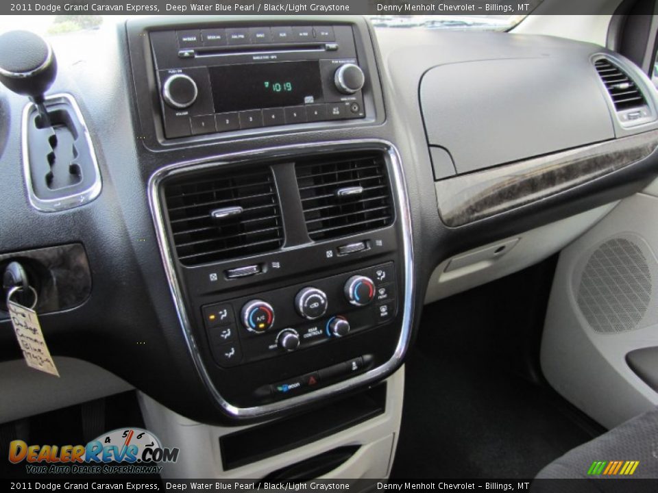 2011 Dodge Grand Caravan Express Deep Water Blue Pearl / Black/Light Graystone Photo #16