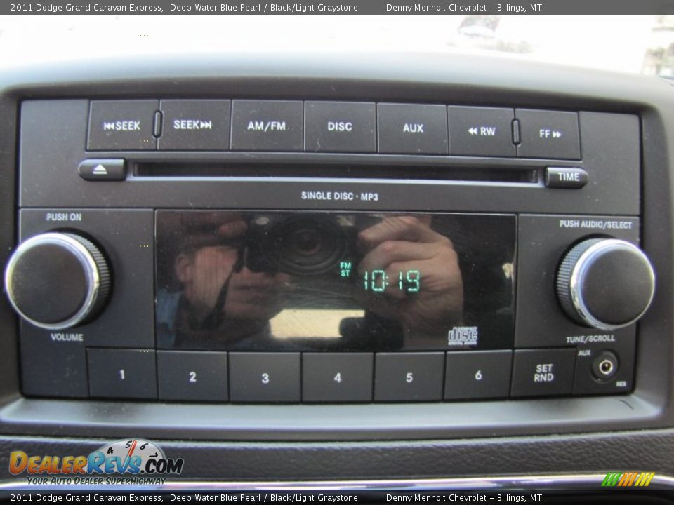 2011 Dodge Grand Caravan Express Deep Water Blue Pearl / Black/Light Graystone Photo #18