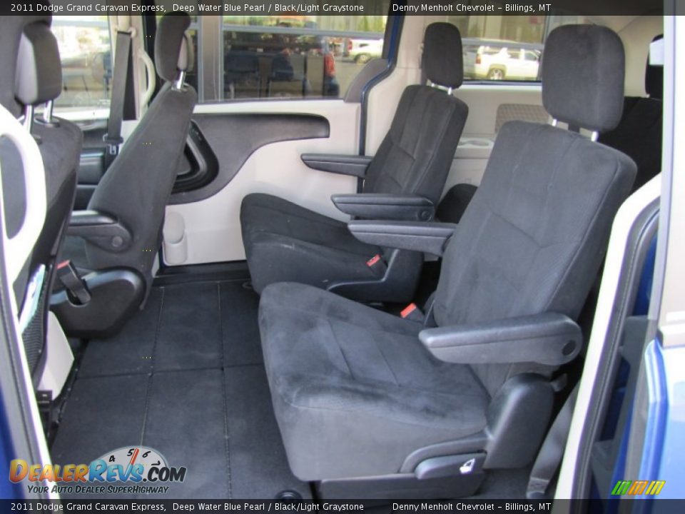 2011 Dodge Grand Caravan Express Deep Water Blue Pearl / Black/Light Graystone Photo #23