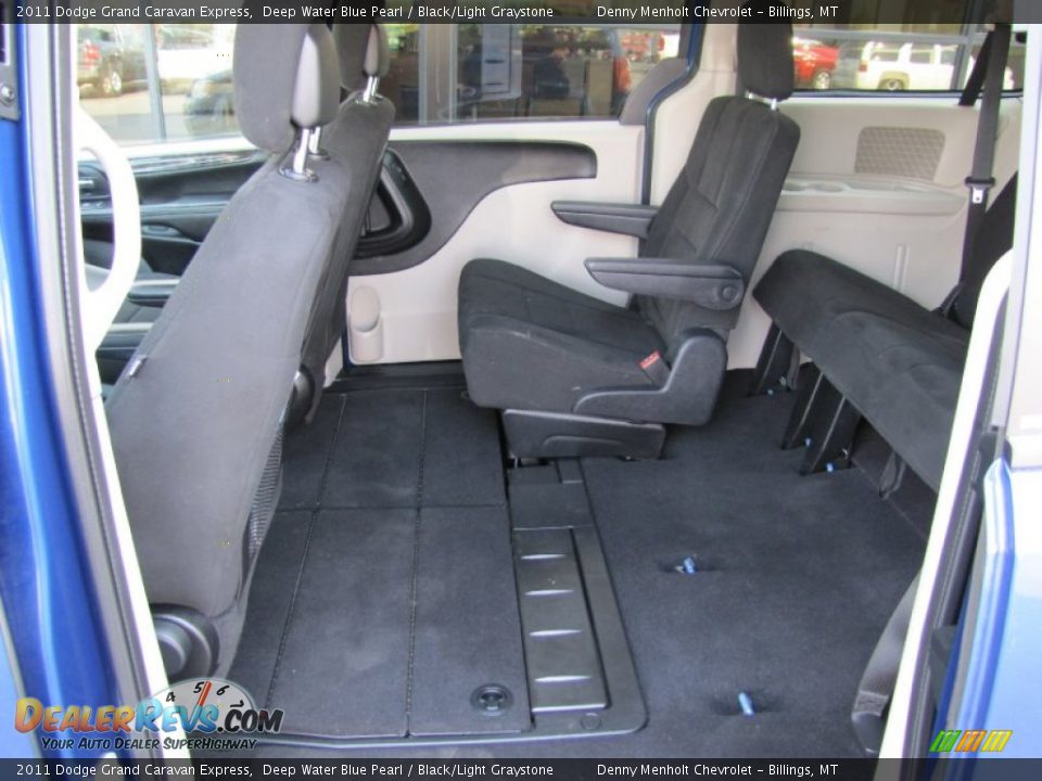 2011 Dodge Grand Caravan Express Deep Water Blue Pearl / Black/Light Graystone Photo #25
