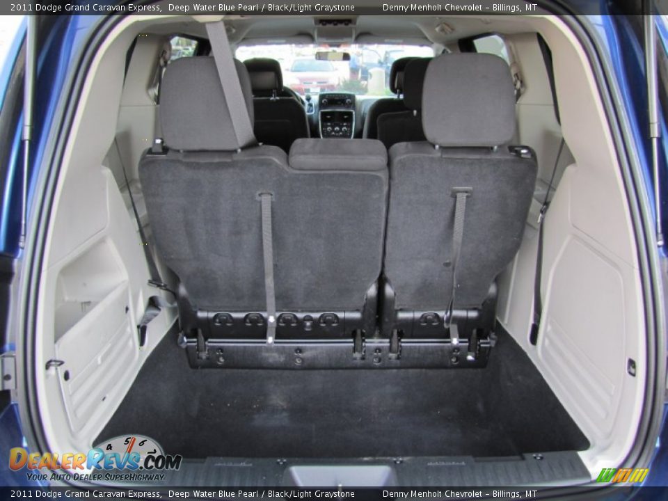 2011 Dodge Grand Caravan Express Deep Water Blue Pearl / Black/Light Graystone Photo #27