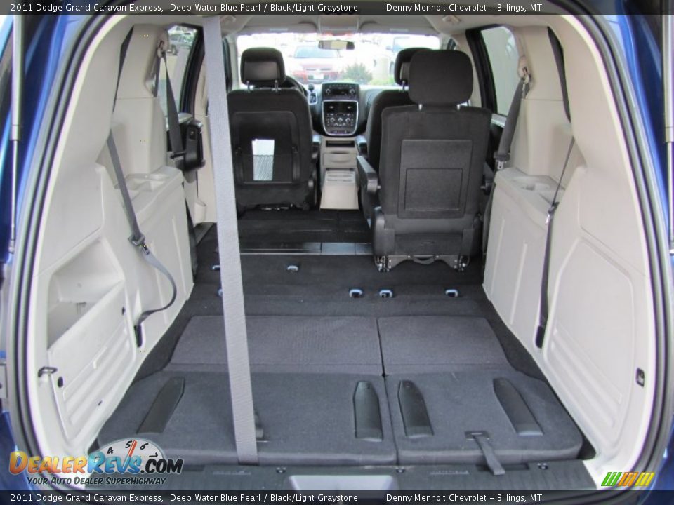 2011 Dodge Grand Caravan Express Deep Water Blue Pearl / Black/Light Graystone Photo #28